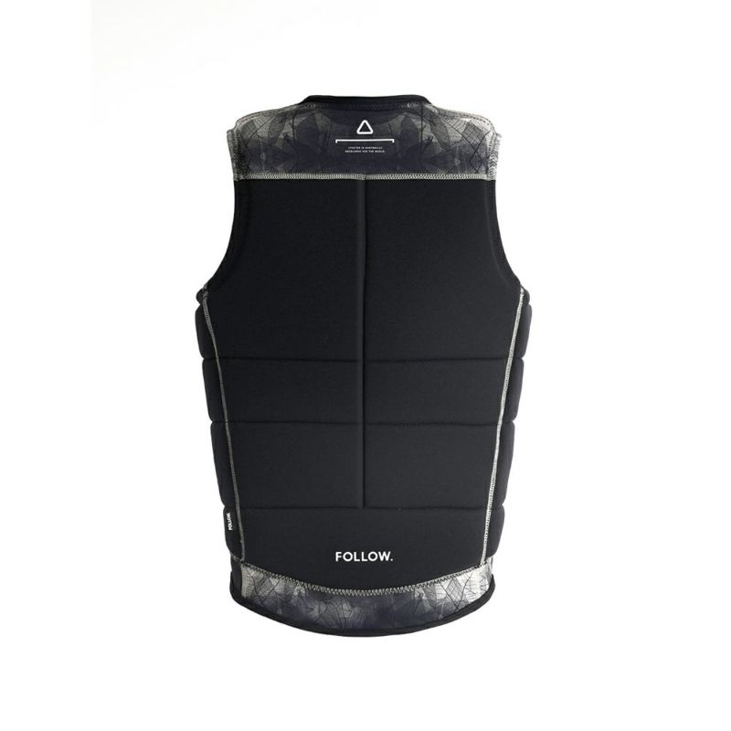 FollowのAffiliate（黒）インパクトベストの背面