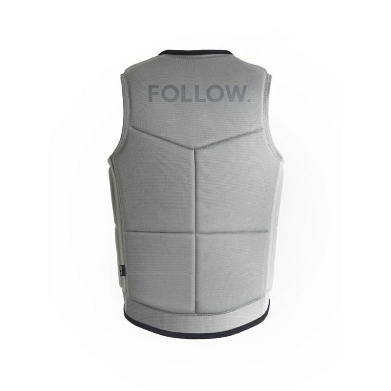 FollowのSection（グレー）インパクトベストの背面