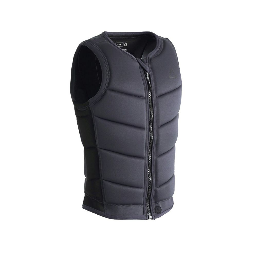 FollowのCorp Ladies（黒）レディースインパクトベストの側面