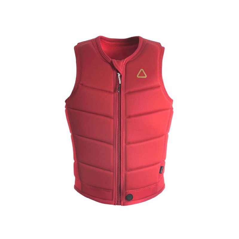 FollowのCorp Ladies（赤）レディースインパクトベストの正面