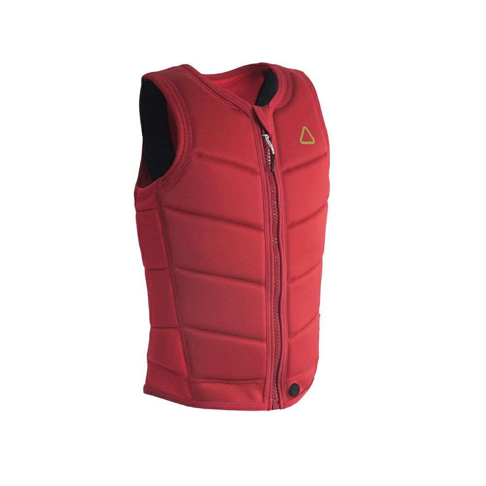 FollowのCorp Ladies（赤）レディースインパクトベストの側面