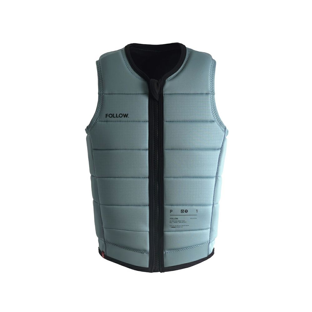 FollowのP1 Traction Ladies（ターコイズブルーと黒）レディースインパクトベストの正面