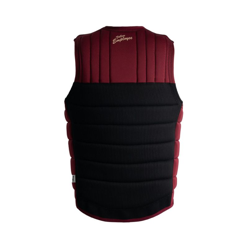 FollowのEmployee of the Month（黒と臙脂）インパクトベストの背面