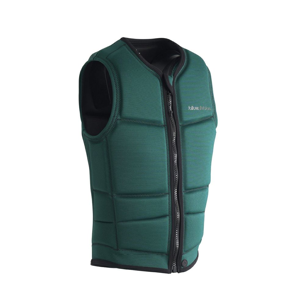 FollowのDivision2（緑）インパクトベストの側面