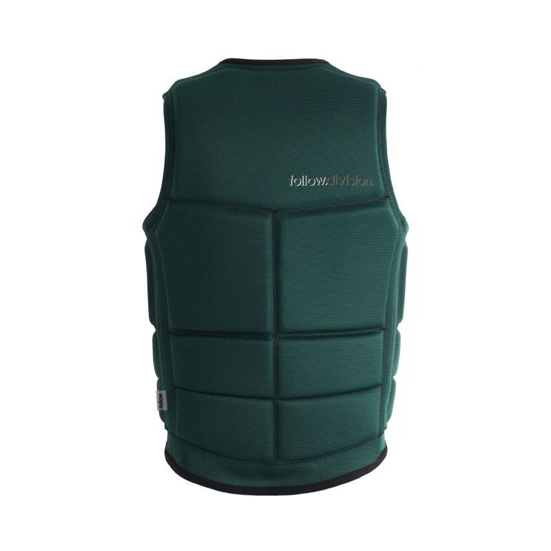 FollowのDivision2（緑）インパクトベストの背面
