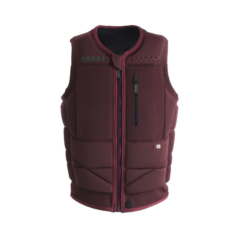 FollowのCapiva（臙脂）インパクトベストの正面