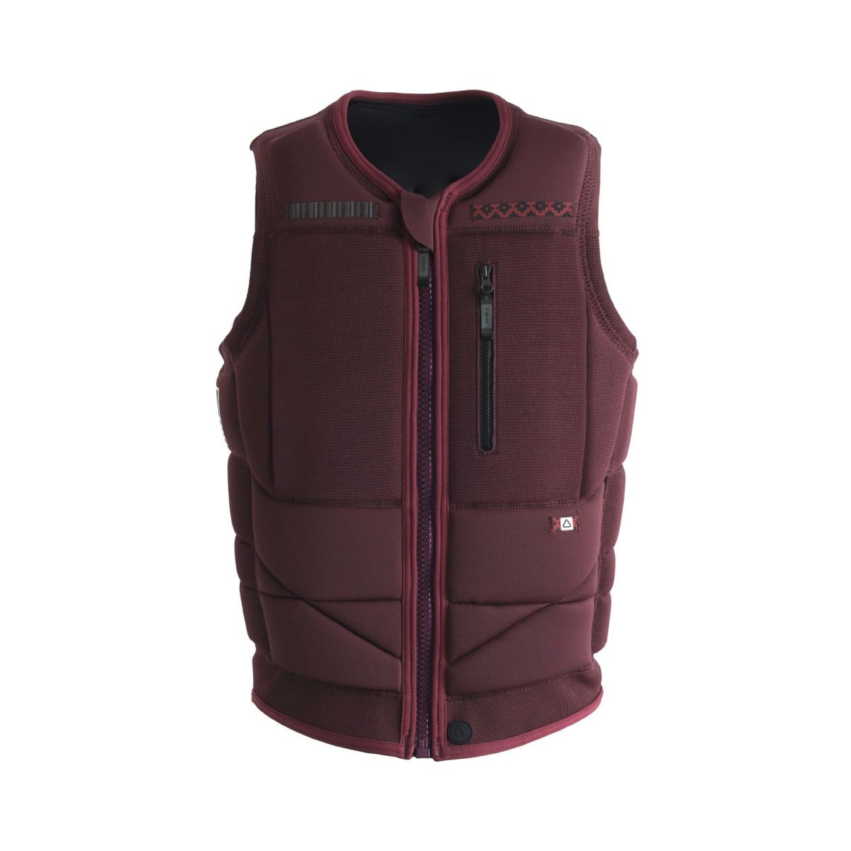 FollowのCapiva（臙脂）インパクトベストの正面