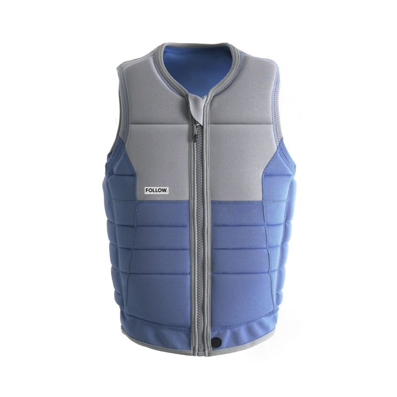 FollowのSovereign（青とグレー）インパクトベストの正面