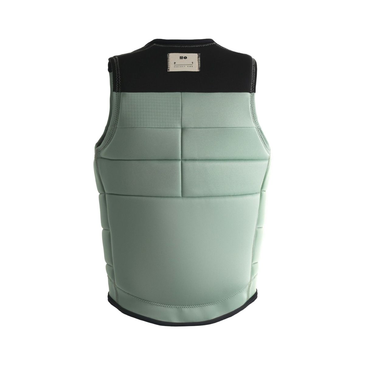 FollowのProject One（ミント色）インパクトベストの背面