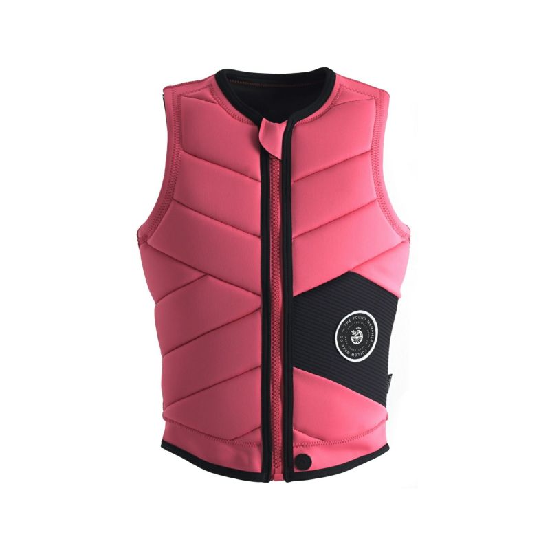 FollowのMemphis Ladies（ピンクと黒）レディースインパクトベストの正面