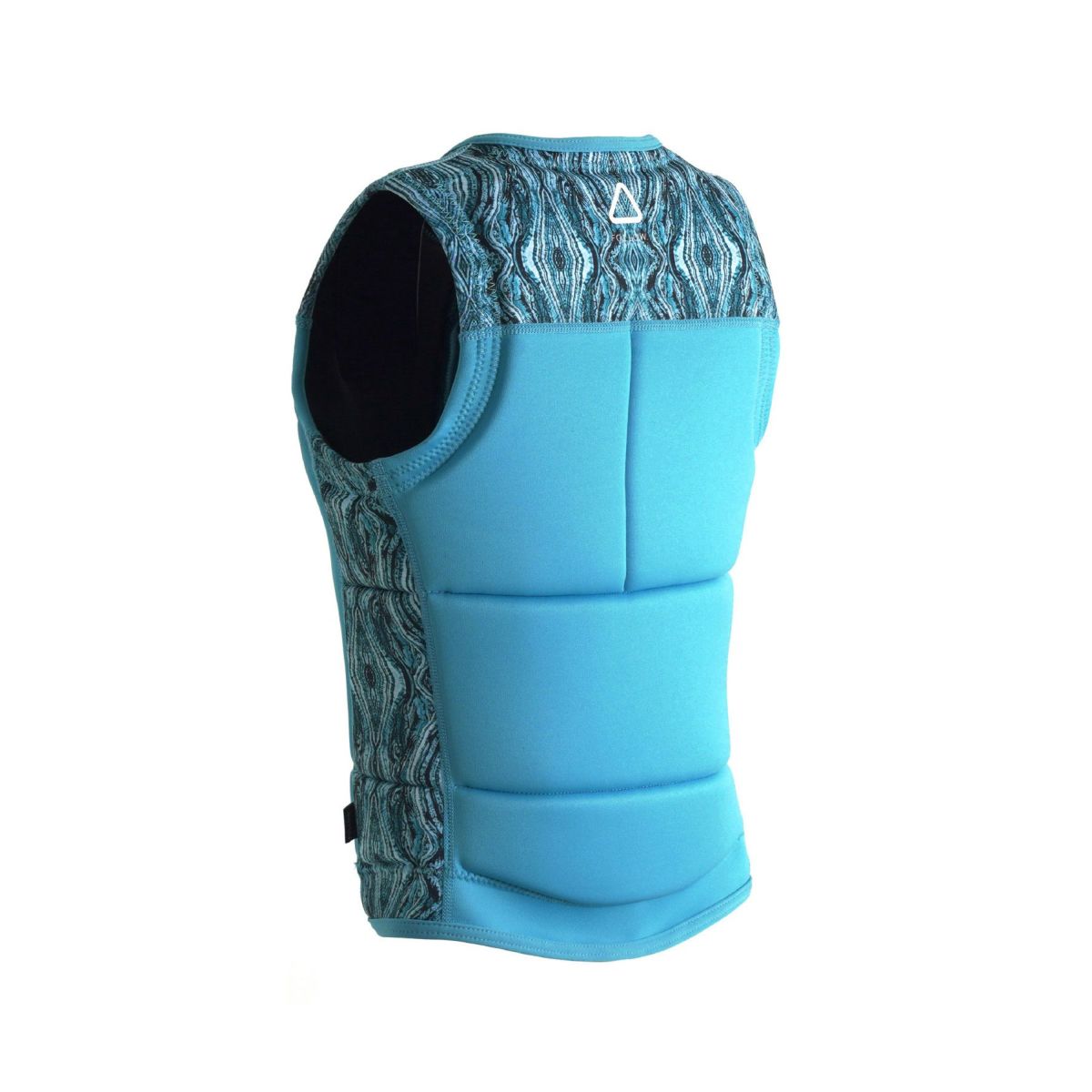 FollowのHarmony Ladies（水色）レディースインパクトベストの斜め後ろ