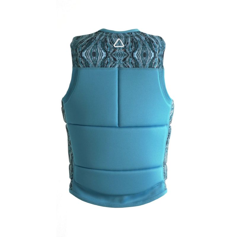 FollowのHarmony Ladies（水色）レディースインパクトベストの背面