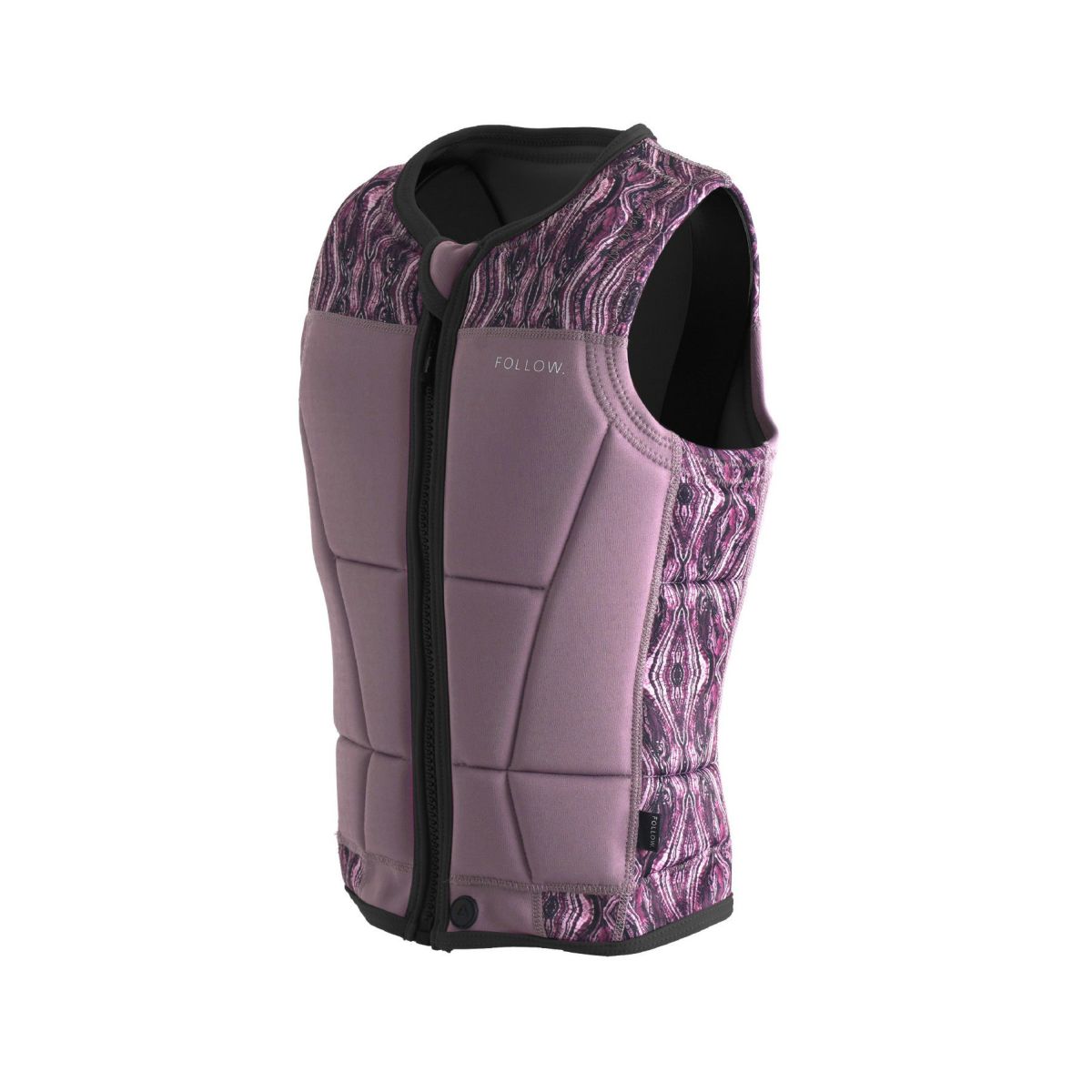 FollowのHarmony Ladies（パープルグレー）レディースインパクトベストの側面