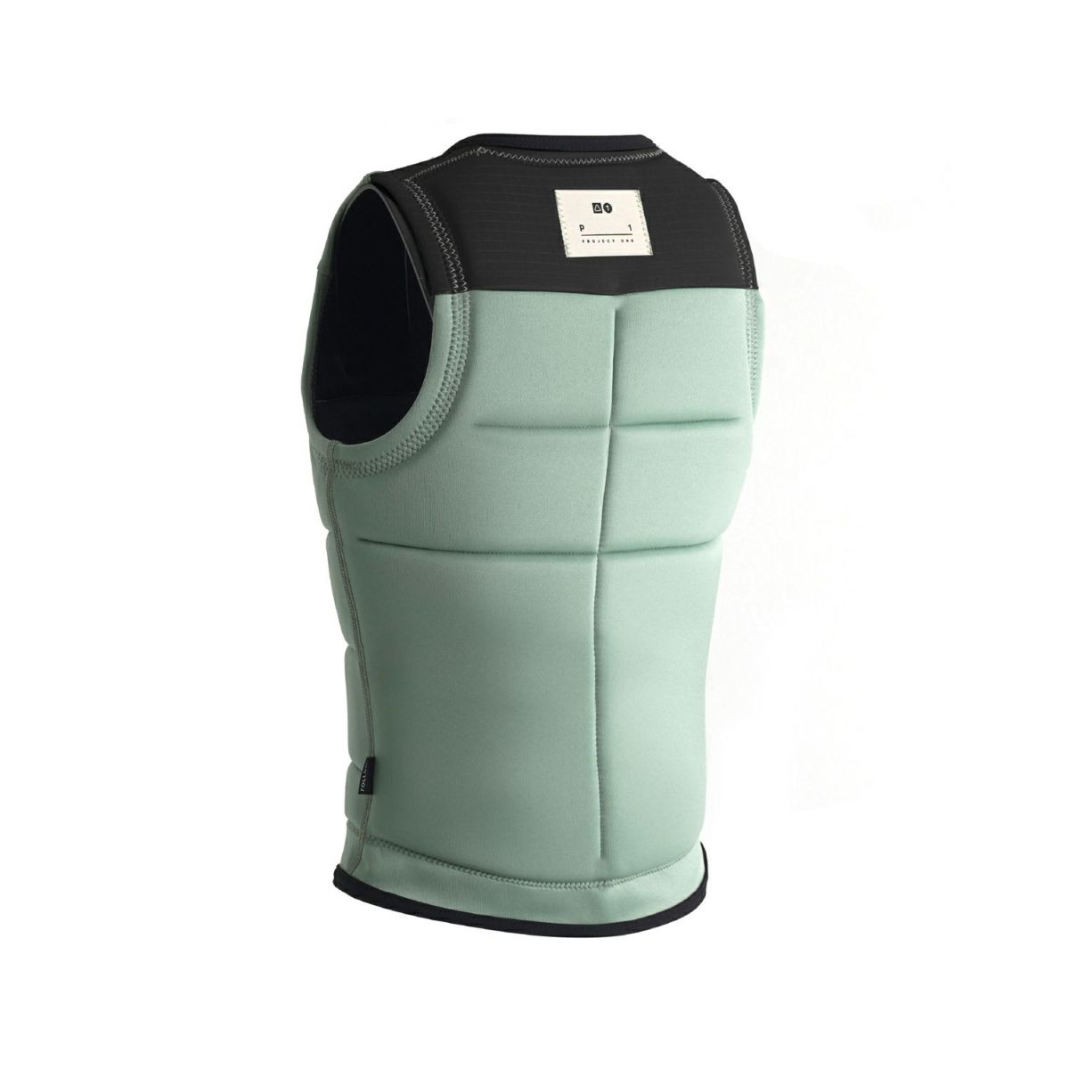 FollowのProject One  Ladies（ミント色）レディースインパクトベストの斜め後ろ