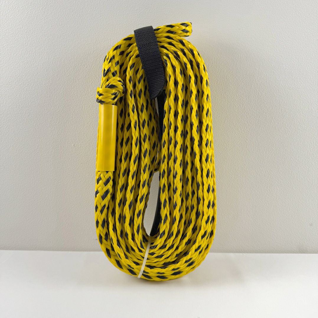 ボートアクセサリー　 CONNELLY　チューブ用トーイングロープ　60ft 5/8in TUBE ROPE w/FLOAT（黄色）