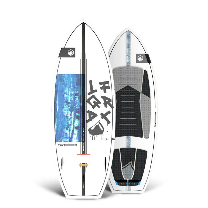LIQUID FORCEのウェイクサーフボード　Flyer Thrusterの表と裏両方