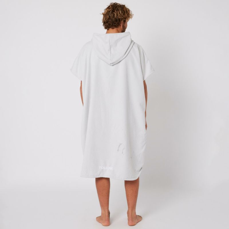 Followのポンチョ　CorpTowelie (Grey)　着用画像　後ろ