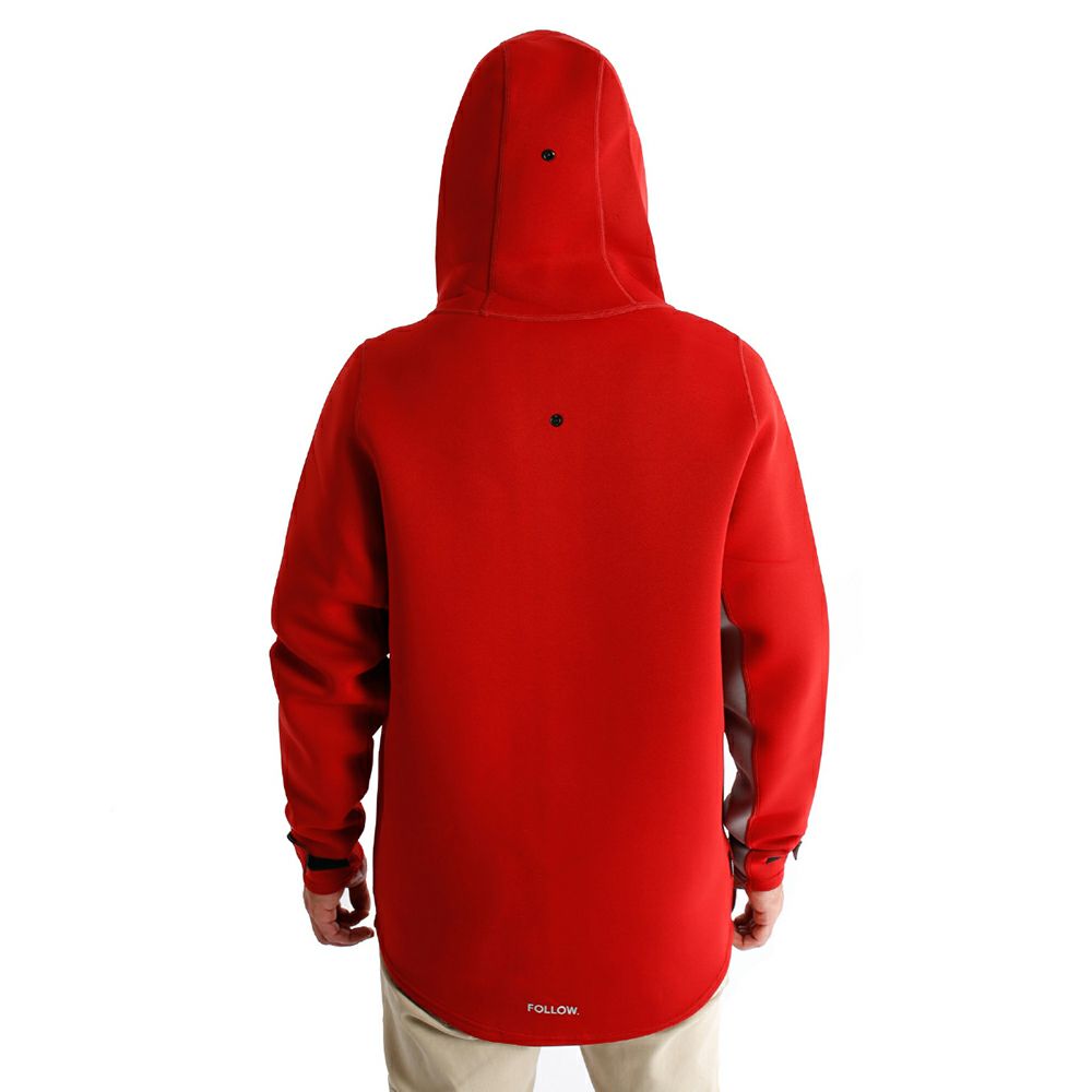  Followのボートコート　Corp Neo (Dirty Red)　後ろ