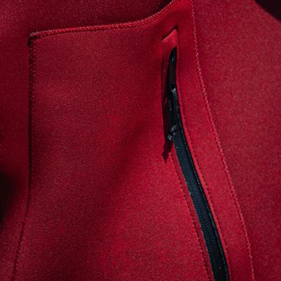  Followのボートコート　Corp Neo (Dirty Red)　フード紐