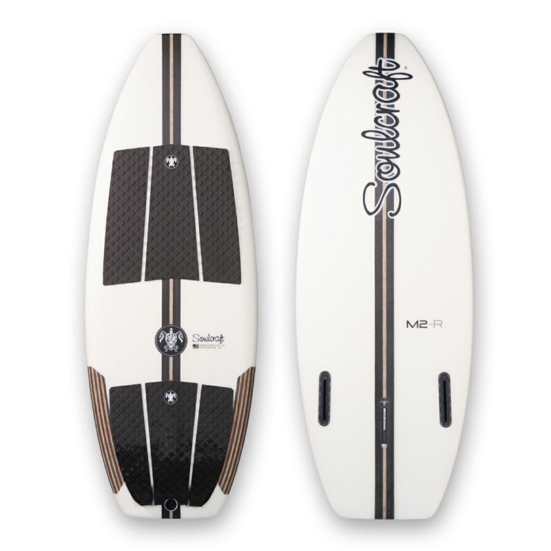  Soulcraftのウェイクサーフボード　M2-R 2023の表と裏両方
