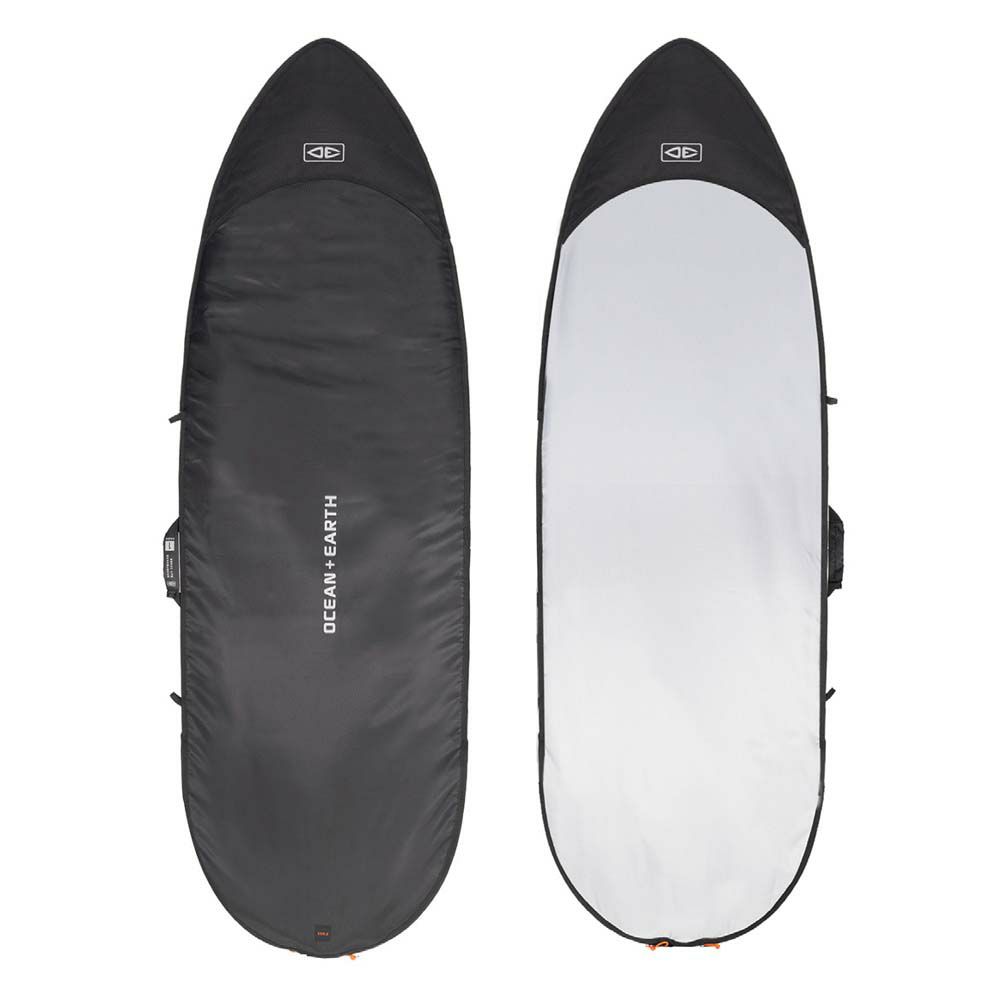 OCEAN&EARTHのボードバッグ　 COR_X FISH DAY COVER 5.4ftの表と裏